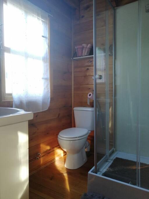 Agreable Chalet En Bois Et Son Exterieur Massay Extérieur photo